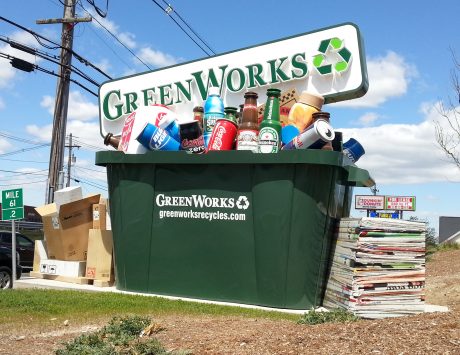 Green Works Monument Sign