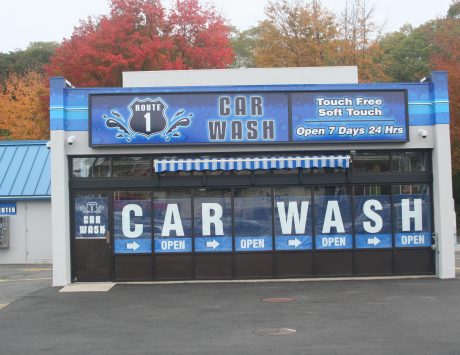 Rt. Car Wash Lexan And Window Lettering